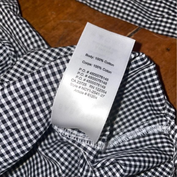 Babaton Gingham Off The Shoulder Shirt Blouse - Picture 7 of 10